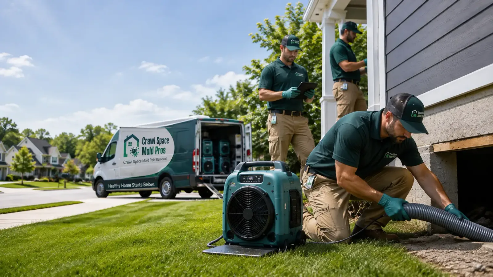 Crawl Space Mold Removal in Tolland, CT